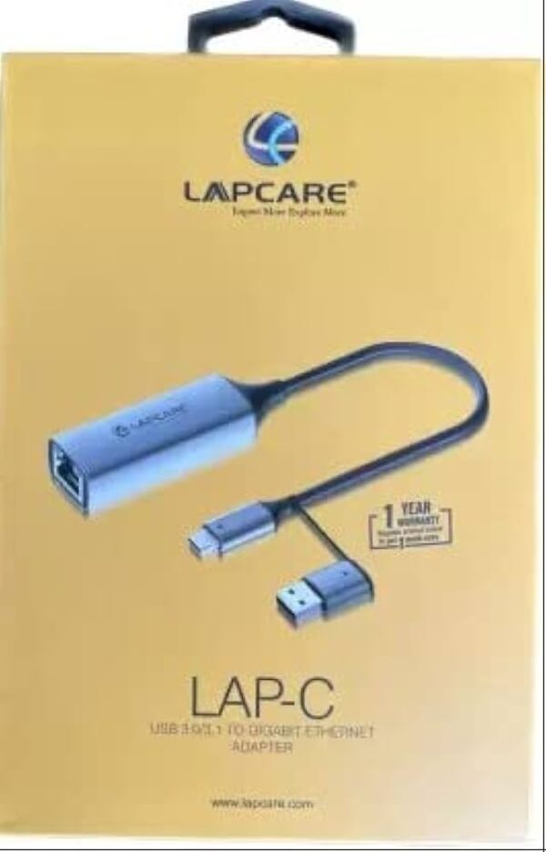 USB 3.0 & Type C to Gigabit Ethernet LAN Network Adapter / 2 in 1 Type C and USB 3.0 GIGABIT ETHERNET Adapter