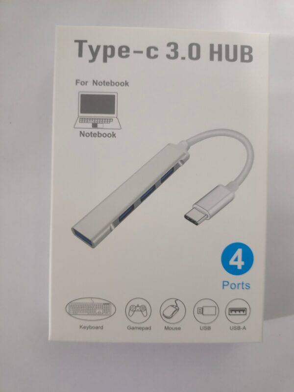 4-Port Type C to USB 3.0 Hub - Image 2