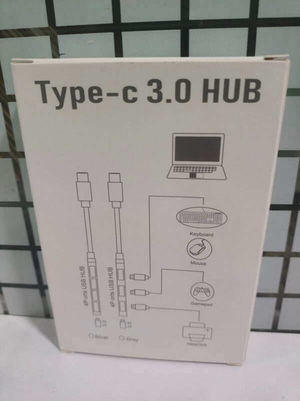 4-Port Type C to USB 3.0 Hub
