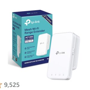 TP-Link AC1200 Mesh Dual Band Wi-FI Range Extender, Broadband/Wi-Fi Extender, Wi-Fi Booster