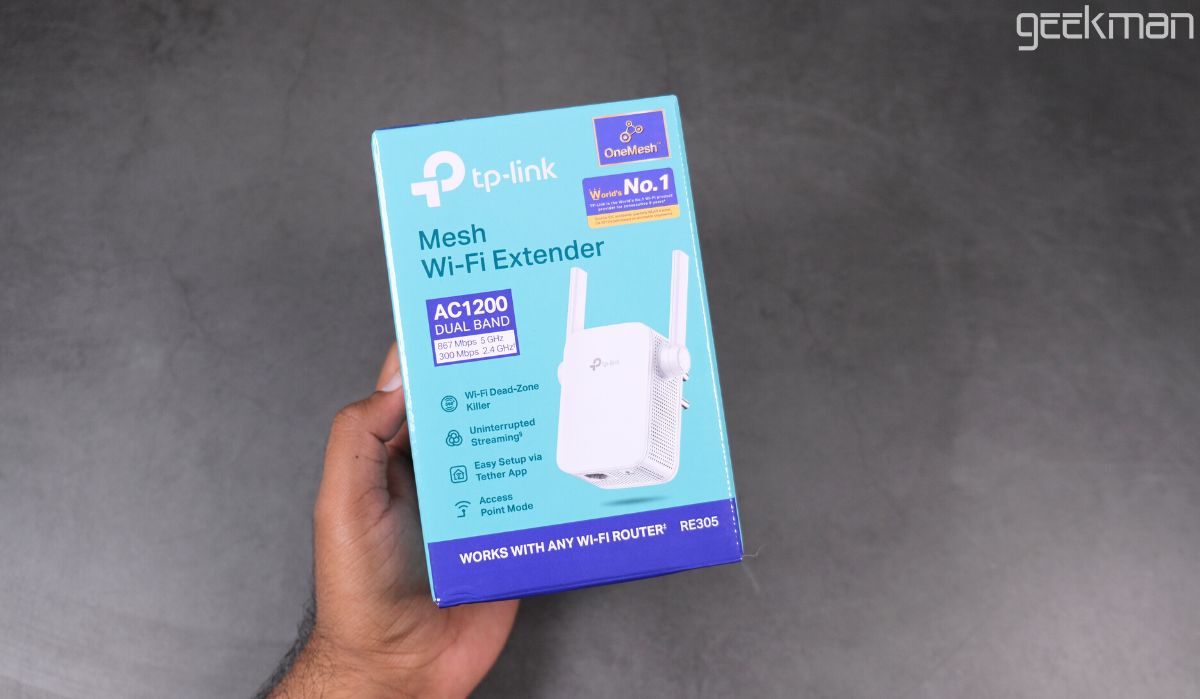 TP-Link AC1200 Mesh Dual Band Wi-FI Range Extender, Broadband/Wi-Fi Extender, Wi-Fi Booster - Image 5