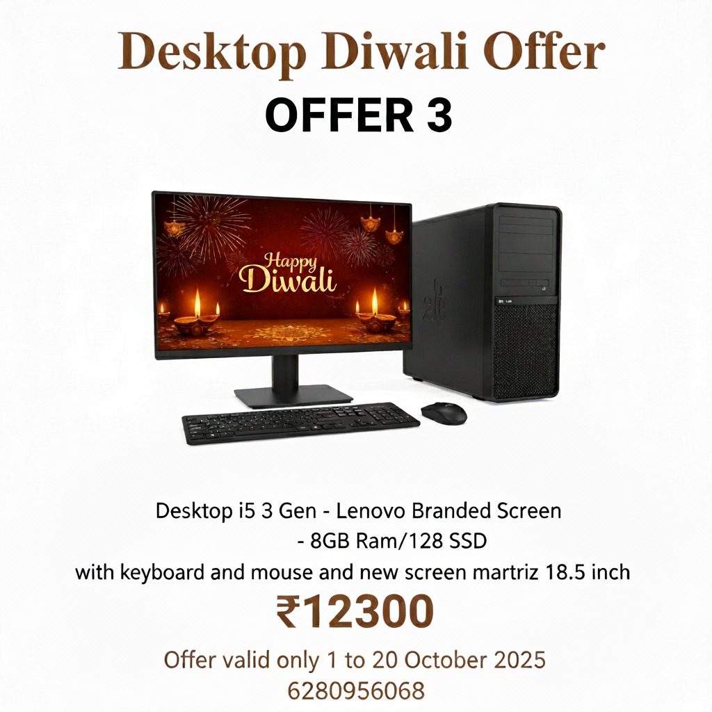 Diwali Mega Sale: Full i5 PC Set with SSD Speed from ₹9999 - Image 3